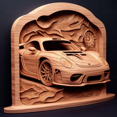 3D модель Порше 911 GT1 (STL)